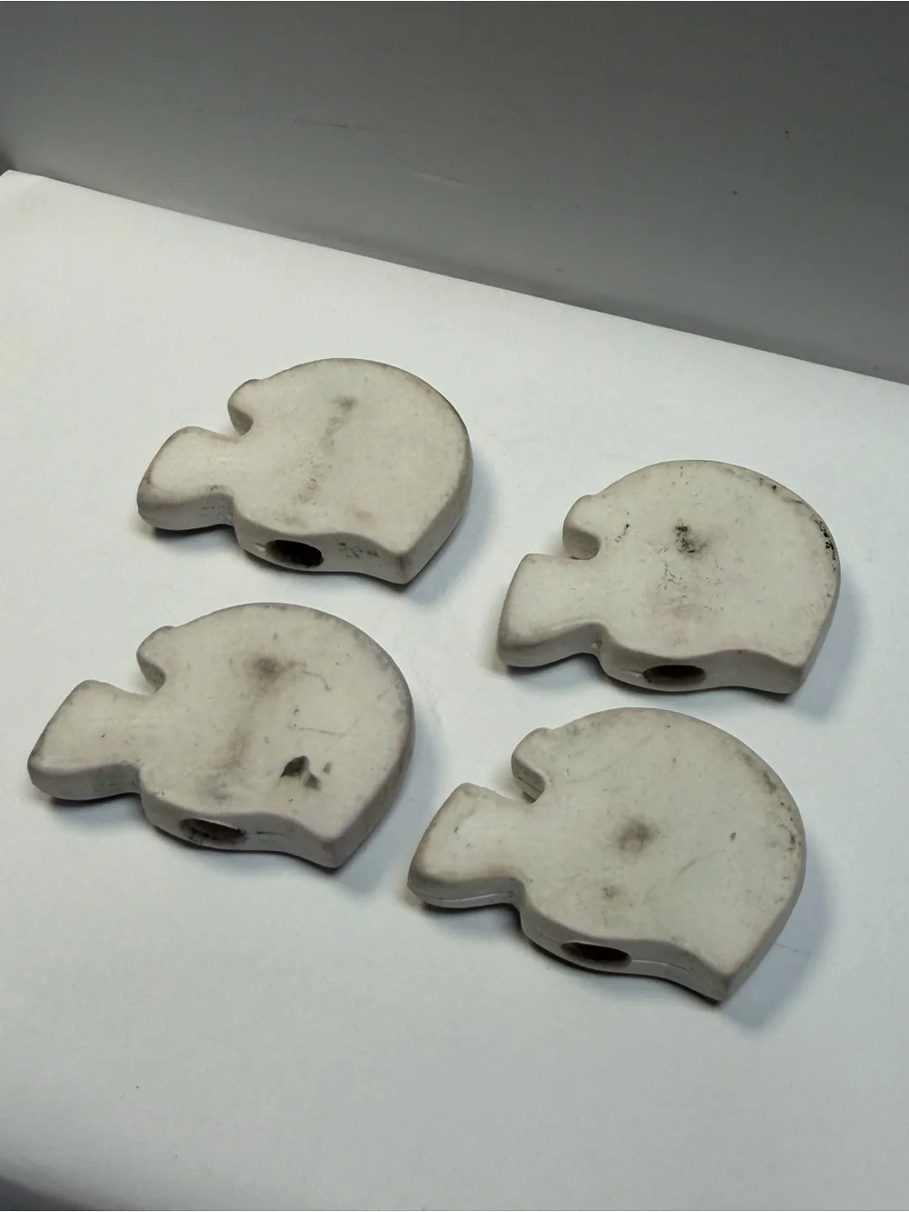 Vintage 1990s Green Bay Packers Helmet Pencil Top Erasers Lot of 4